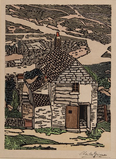 Cottage Cornouaillais - Charles Ginner