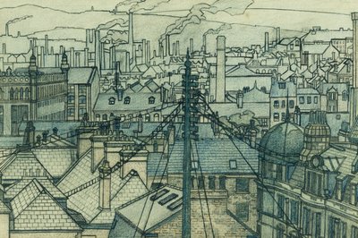 Toits de Leeds - Charles Ginner