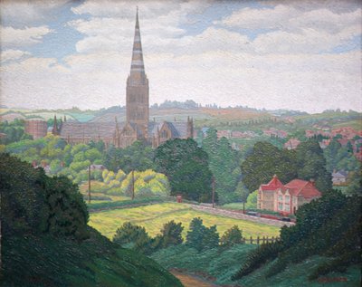 Cathédrale de Salisbury - Charles Ginner