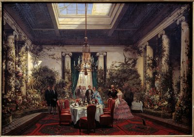 Petit déjeuner chez la princesse Mathilde Letizia Bonaparte - Charles Giraud