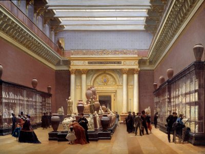 Vue du Musée Napoléon III, salle des terres cuites au Louvre, également connue sous le nom de galerie Campana - Charles Giraud