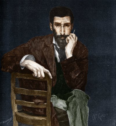 Portrait de Pierre Savorgnan de Brazza (1852-1905), explorateur français - Charles Giron
