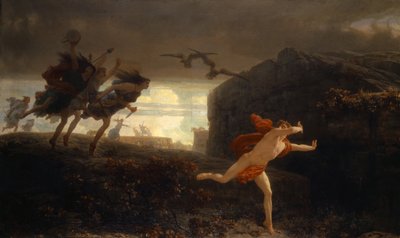 Pentheus poursuivi par les Ménades, 1864 - Charles Gleyre