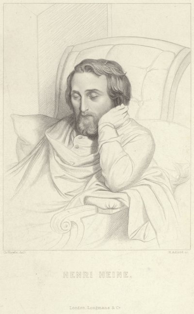 Portrait de Henri Heine - Charles Gleyre