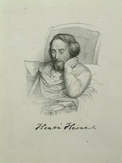 Portrait du poète Heinrich Heine 1797-1856, 1851 - Charles Gleyre