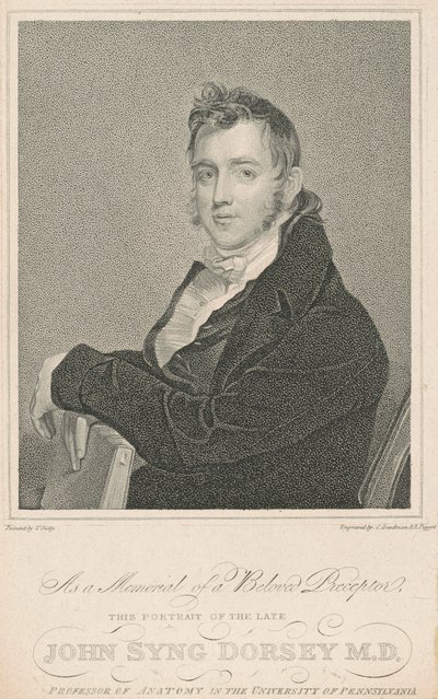 John Syng Dorsey, M.D. - Charles Goodman and Robert Piggot, after Thomas Sully