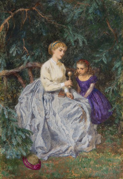 Une Leçon en Plein Air - Charles Green