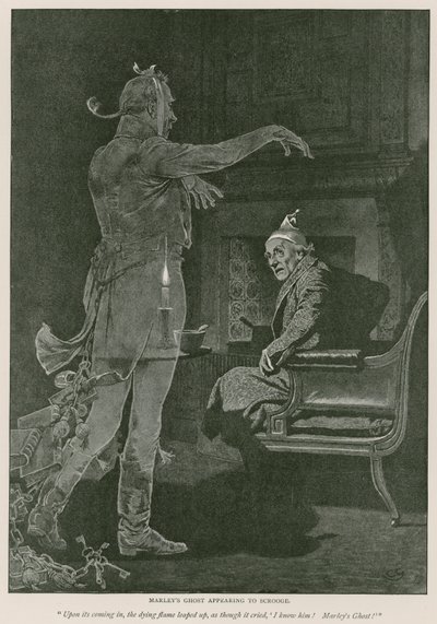 Illustration pour Un Chant de Noël de Charles Dickens - Charles Green