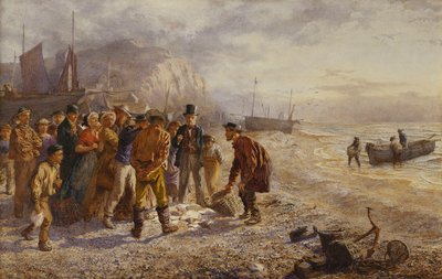 La Vente aux enchères, 1864 - Charles Green