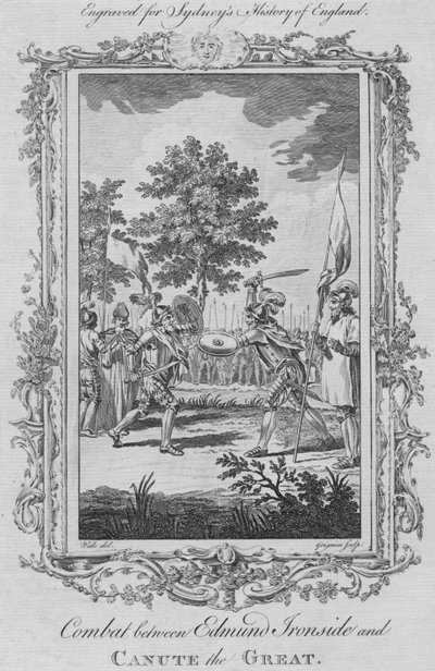 Combat entre Edmond Côte-de-Fer et Knut le Grand, 1773 - Charles Grignion