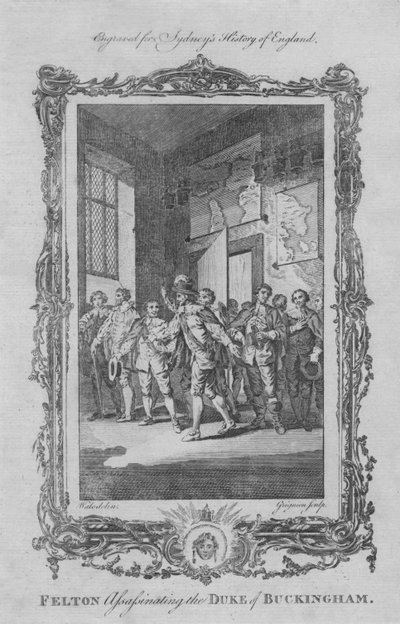Felton assassinant le duc de Buckingham, 1773 - Charles Grignion