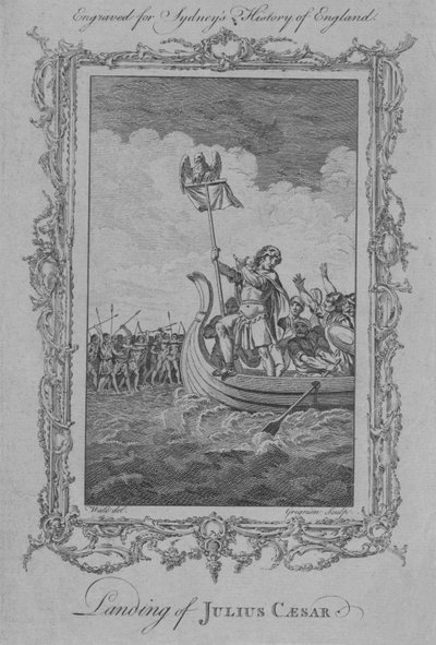 Débarquement de Jules César, 1773 - Charles Grignion