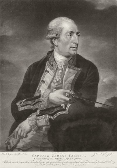 Portrait de George Farmer (1732-79) capitaine du HMS 