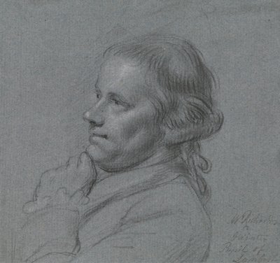 Étude de portrait de John Inigo Richards, R.A. - Charles Grignion