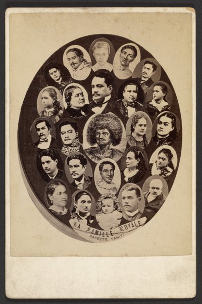 La Famille Royale, Papeete, Tahiti - Charles Gustave Spitz