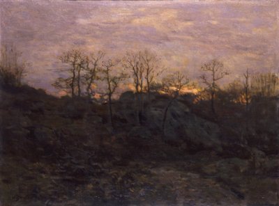 Lisière de la forêt, crépuscule - Charles H. Davis