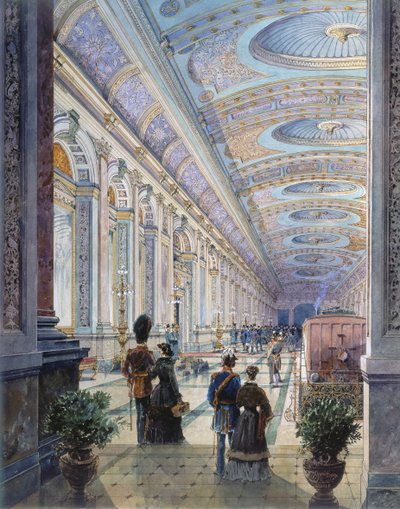 Intérieur de gare élaboré, 1883 - Charles H. Driver