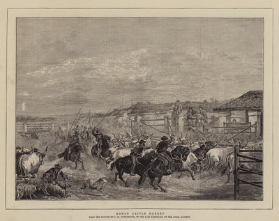 Marché aux bestiaux romain - Charles H. Poingdestre