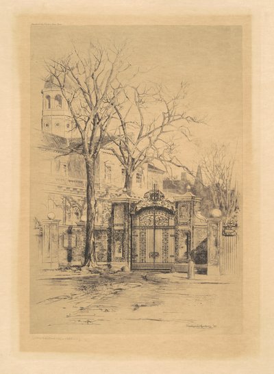 La porte Johnson, Cambridge, Massachusetts - Charles H. Woodbury