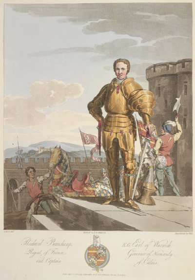 Richard Beauchamp (1381-1439) Comte de Warwick, Anno 1439, illustration de 