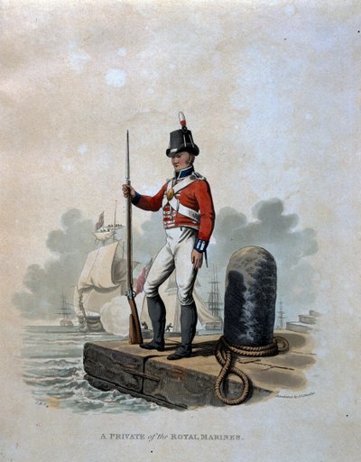 Un soldat des Royal Marines, tiré de 