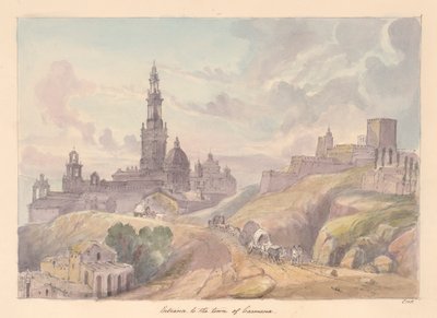 Entrée de la ville de Carmona - Charles Hamilton Smith