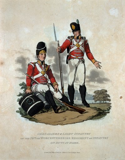 Grenadiers et infanterie légère du 29e ou régiment d