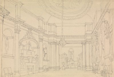 Hall, Easton Neston, Northants - Charles Hamilton Smith