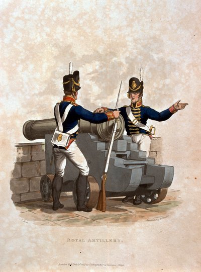 Artillerie royale, de 