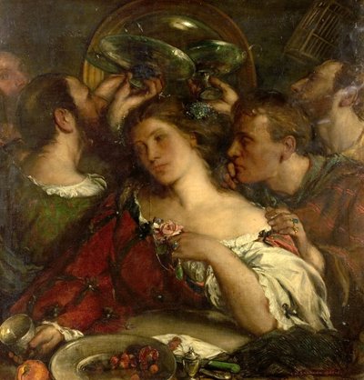 Tibulle dans la maison de Délia, 1900-05 - Charles Haslewood Shannon