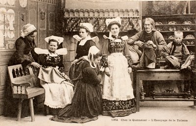 Famille bretonne, Bretagne, France - Augustus Kollner