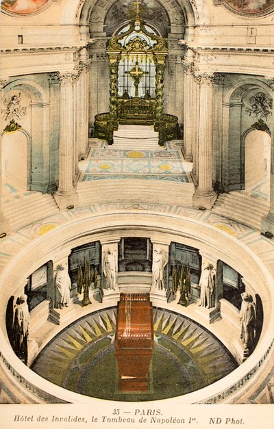 Carte postale/Tombe de Napoléon Ier/Invalides/Paris/Seine/Île-de-France/France - Augustus Kollner