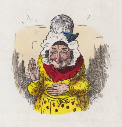 Vieille femme riant - Charles Henry (after) Bennett