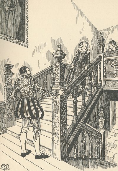 Escalier du 16ème siècle, 1931 - Charles Henry Bourne Quennell