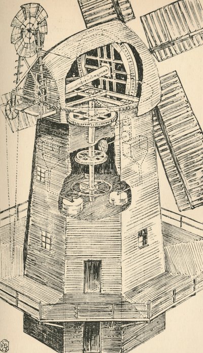 Un moulin à vent, 1931 - Charles Henry Bourne Quennell