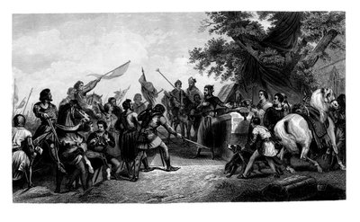 La Bataille de Bouvines, 27 juillet 1214, 1875 - Charles Henry Jeens