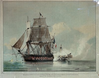 Action entre le HMS 