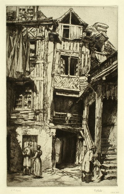Lisieux Courtyard - Charles Henry White