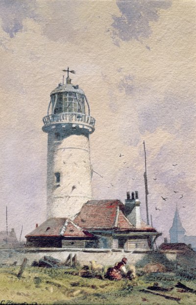 Le phare, 1853 - Charles Hoguet