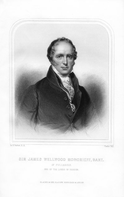 Sir James Wellwood Moncrieff, éminent juge écossais, 1870 - Charles Holl