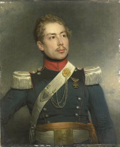 Christian Edouard Fraser (1812-79), sous-lieutenant du 5e régiment de dragons - Charles Howard Hodges