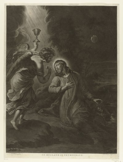 Christ dans le jardin de Gethsémani (Le Sauveur à Gethsémani) - Charles Howard Hodges