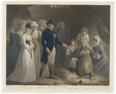 George III visitant la prison de Dorchester avec sa famille
Bienfaisance royale - Charles Howard Hodges
