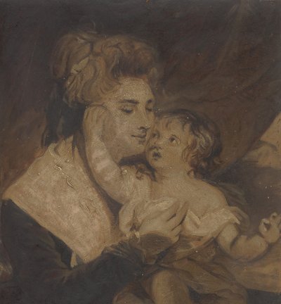 Lady Dashwood et Son Fils, vers 1785 - Charles Howard Hodges