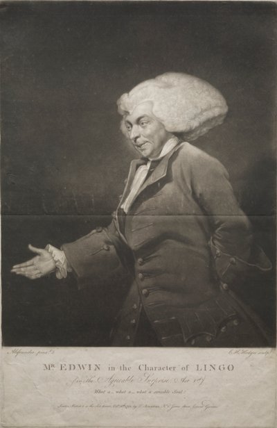 M. Edwin dans le rôle de Lingo - Charles Howard Hodges