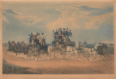 Coaching : Les courriers de jour de Brighton, passant par Hookwood Common - Charles Hunt