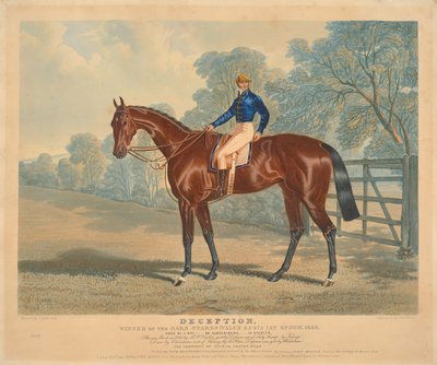 [Rennen]: "Deception", Gewinner der Oaks Stakes in Epsom, 1839, geritten von J. Day - Charles Hunt