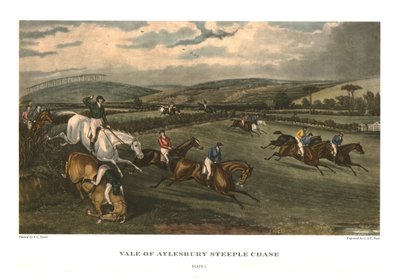 Vale of Aylesbury Steeple Chase, Planche 1, vers 1836, vers 1955 - Charles Hunt