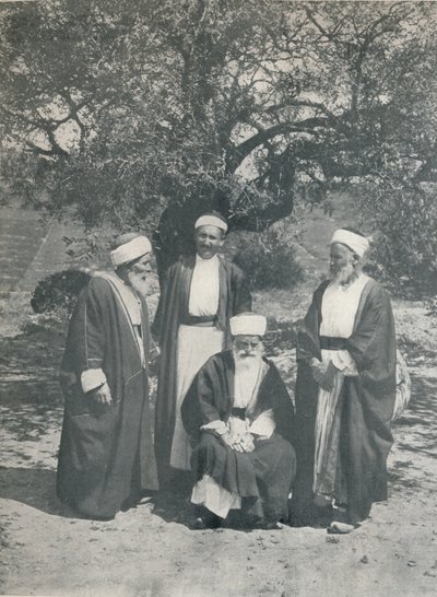 Chefs druzes, vers 1913 - Charles J. S. Makin
