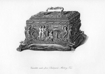 Cassolette sculptée en bois du mûrier de Shakespeare, XVIIIe siècle, 1840 - Charles J. Smith